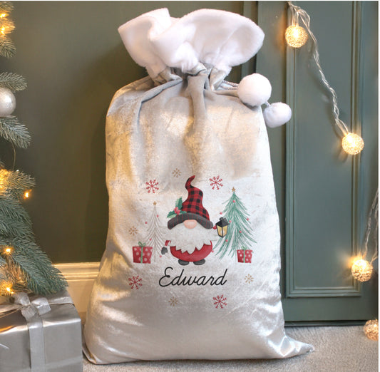 Personalised Gonk Christmas Sack