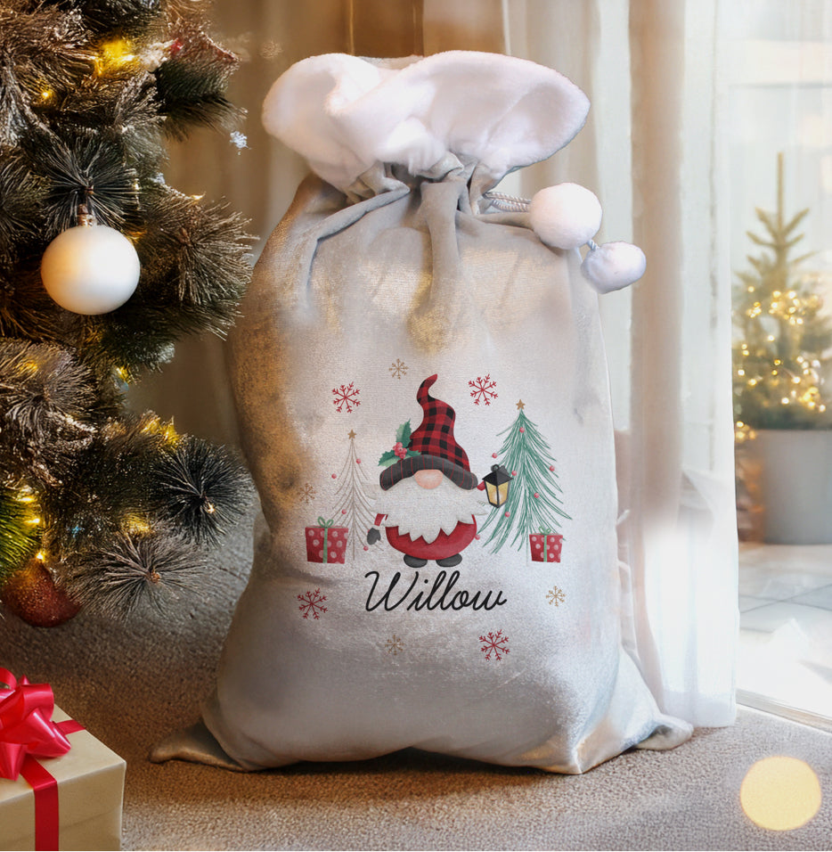 Personalised Gonk Christmas Sack