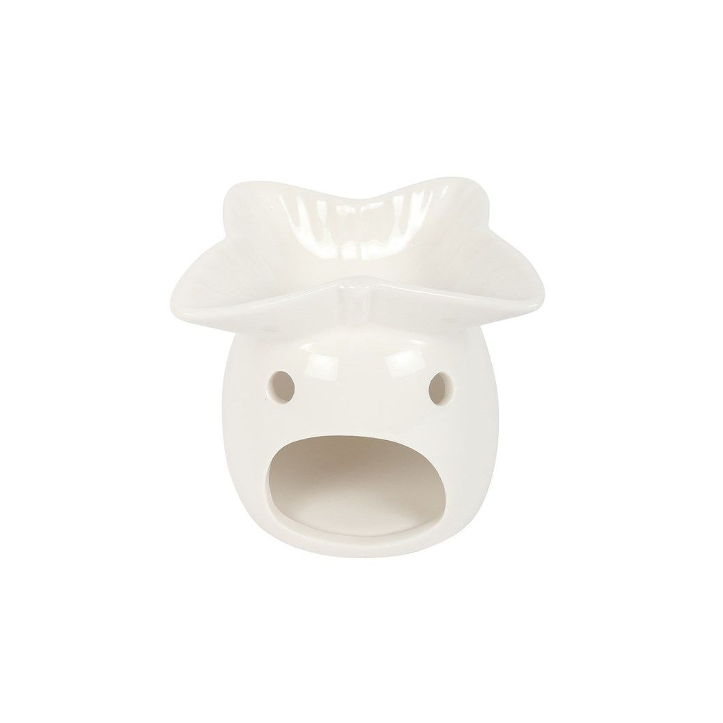 White Butterfly Oil Burner