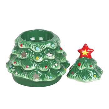 Nostalgic Christmas Tree Shaped Ceramic Oil Burner (12/24)