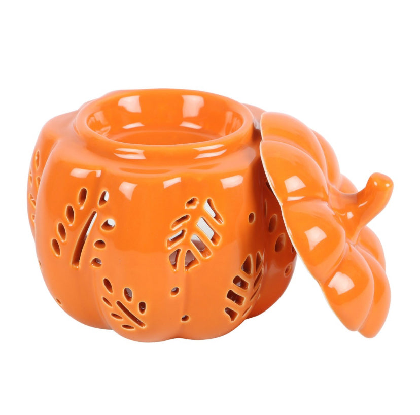 Orange Autumn Leaves Pumpkin Oil Burner