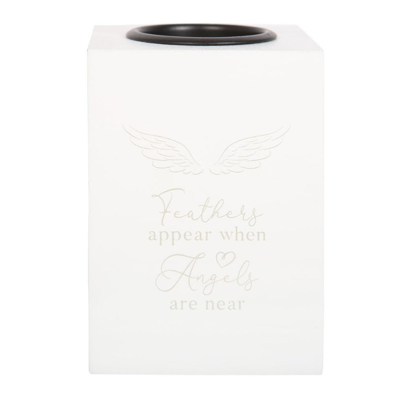 Feathers Appear Angel Wing Tealight Holder