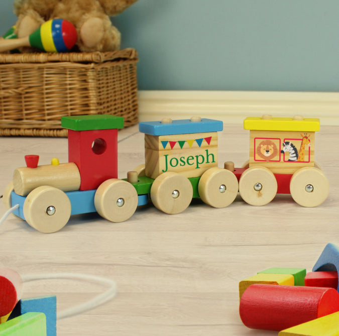 Personalised Circus Toy Train