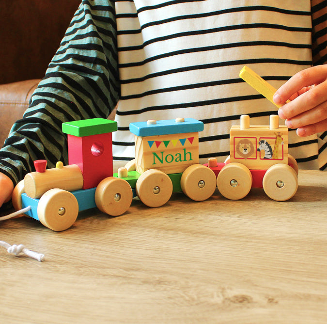 Personalised Circus Toy Train