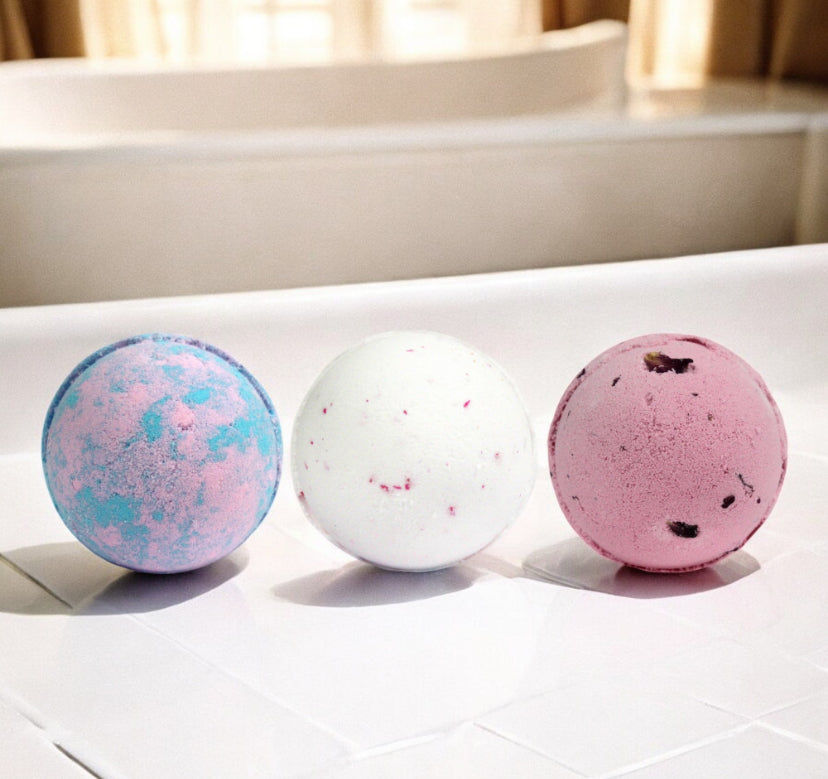 Three Bath Bomb Set