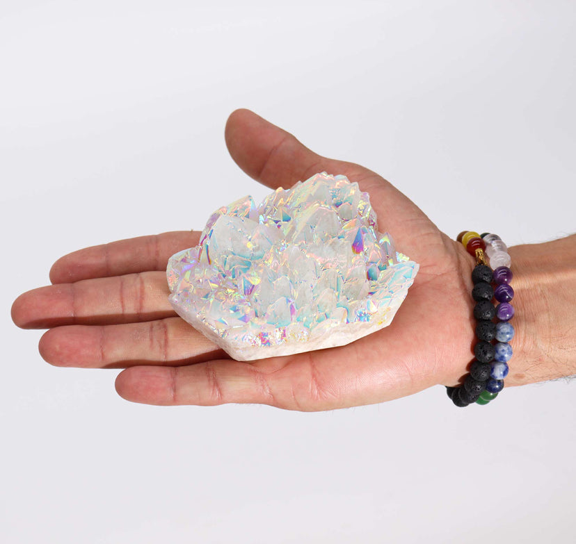 Lrg Enhanced Natural Quartz - Aura Angel Quartz