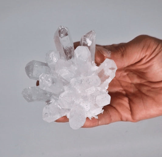 Crafted Natural Quartz Cluster - Clear Quartz