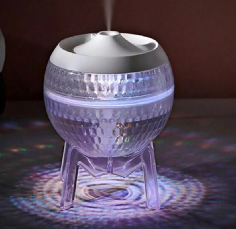 Clear Humidifier Mondo Planet - USB - Colour Change (down light)