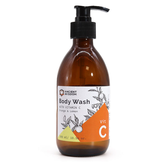 Aromatherapy Body Wash with Vitamin C – Orange & Lemon