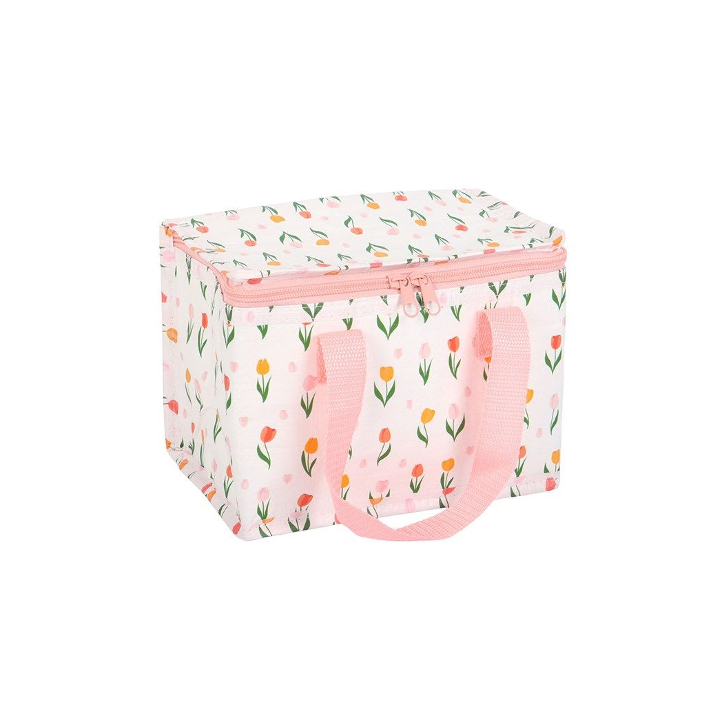 Tulip Print Recycled Plastic Lunch Bag