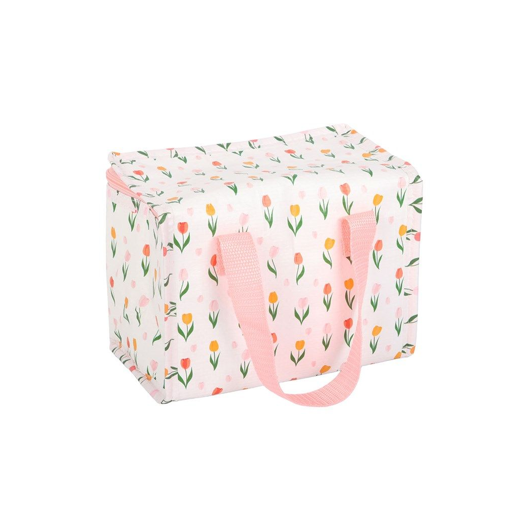 Tulip Print Recycled Plastic Lunch Bag