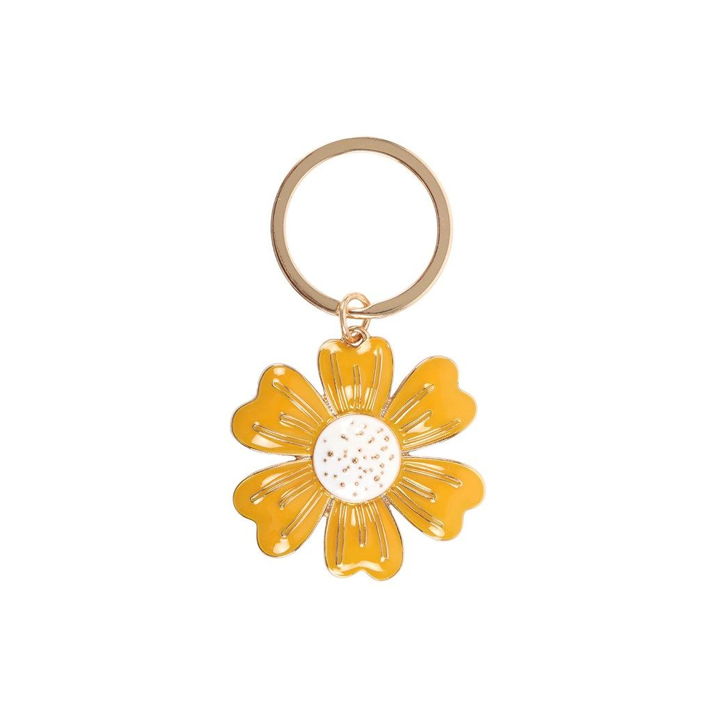Yellow Daisy Keyring