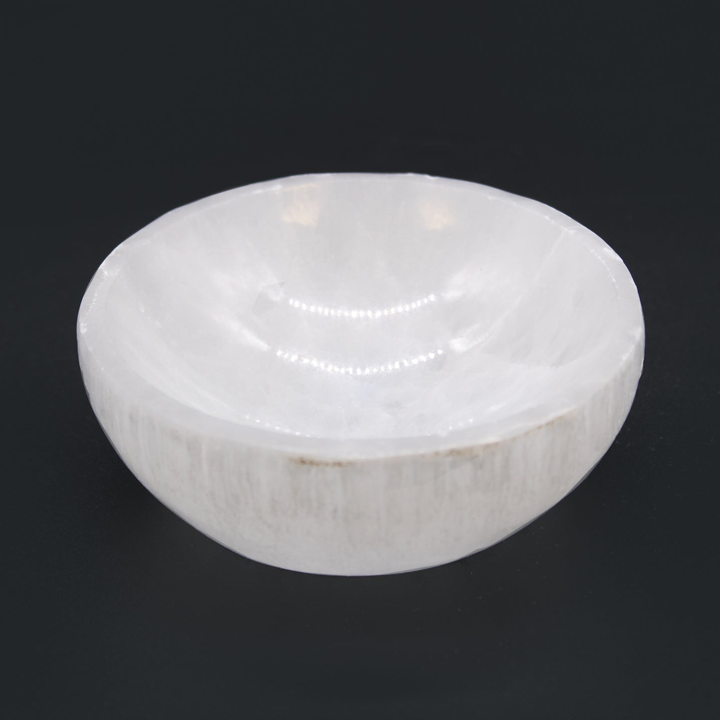 Selenite Round Bowl - 10cm