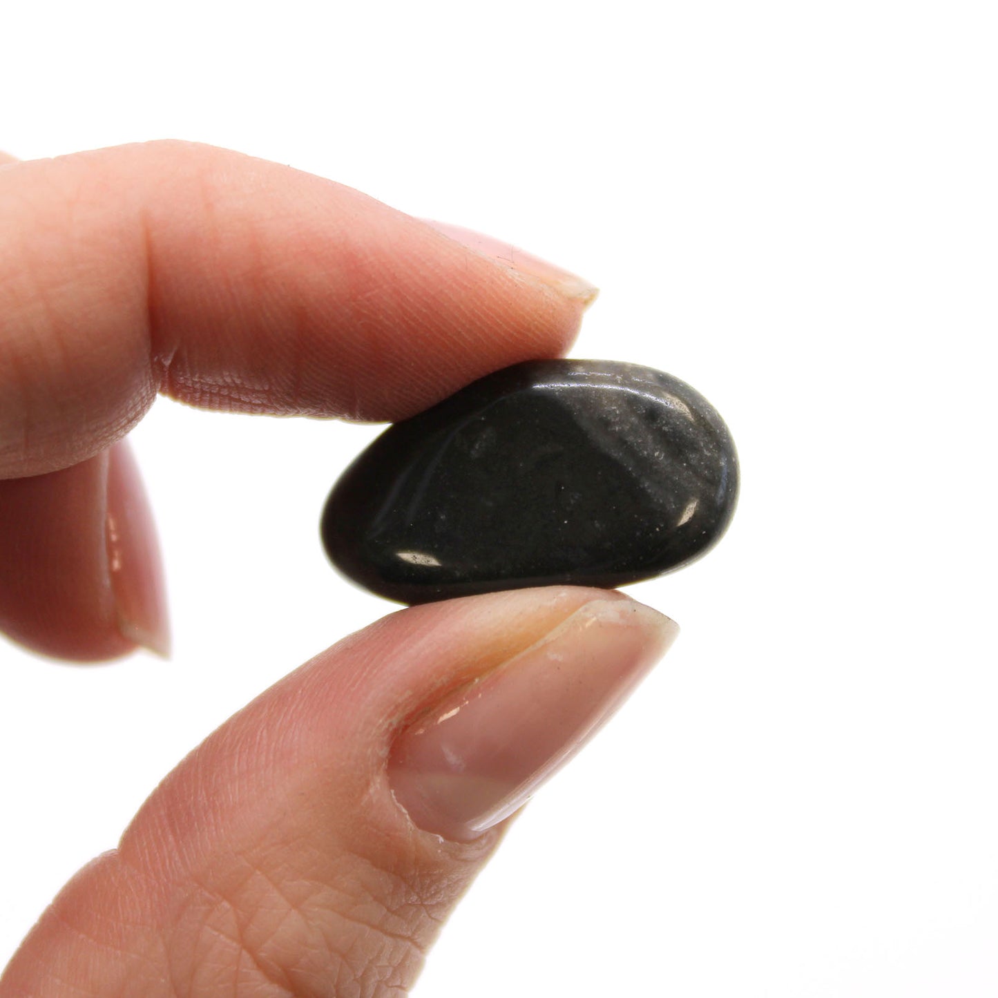 24x Small African Tumble Stones - Black Onyx