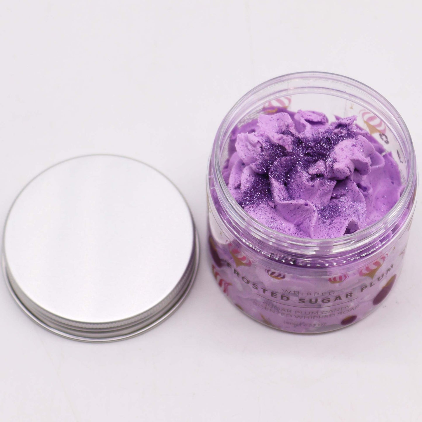 Frosted Sugar Plum Whipped Cream Soap 120g