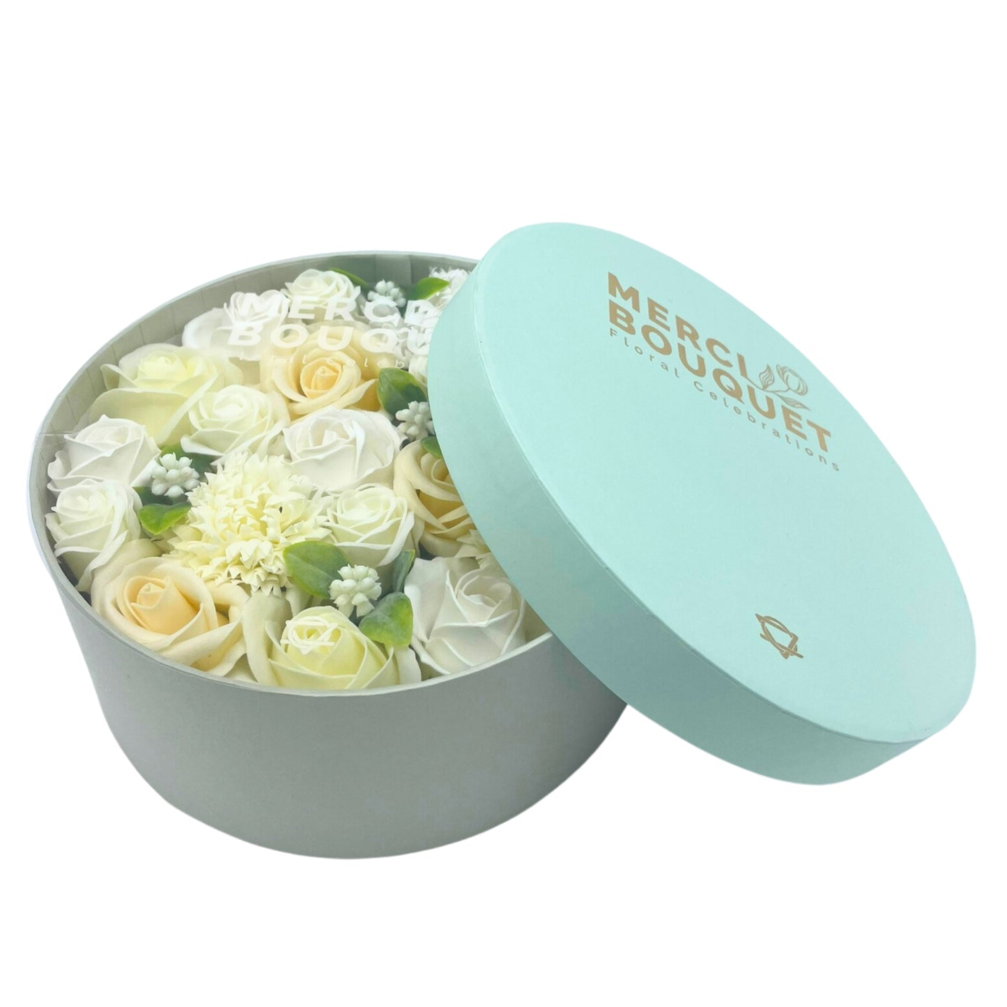 Round Box - Wedding Blessings - White & Ivory