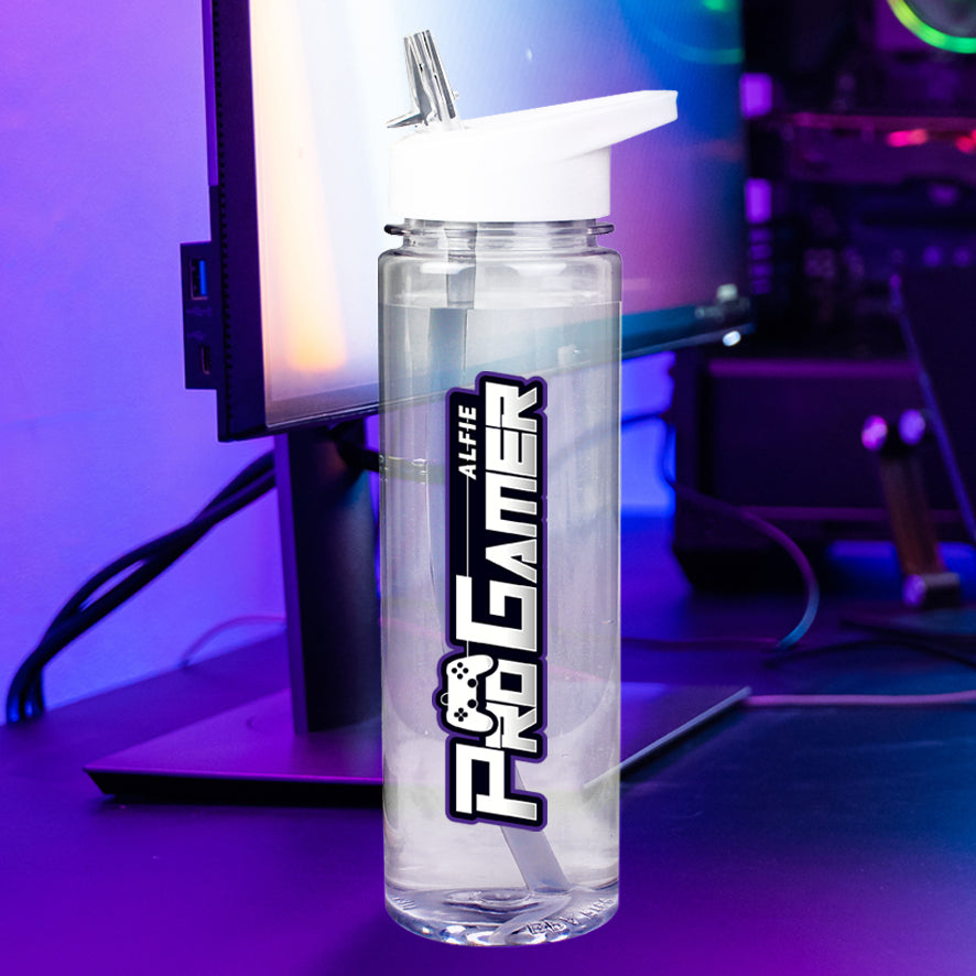 Personalised Pro Gamer Water Bottle