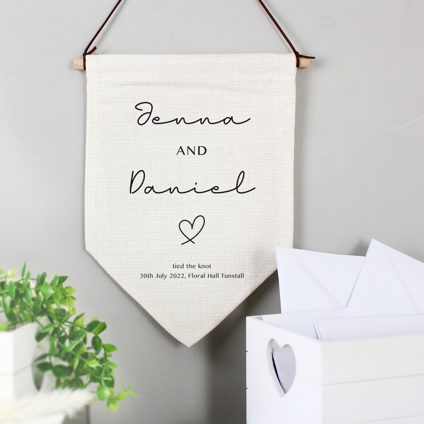 Personalised Wedding Hanging Banner