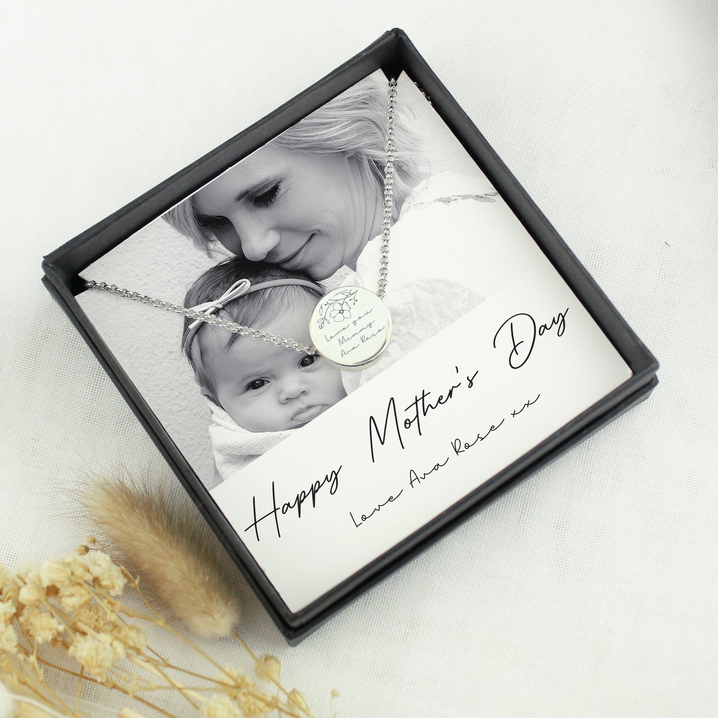 Personalised Photo Upload Necklace and Box