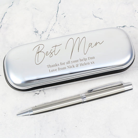 Personalised Free Text Pen and Box Set