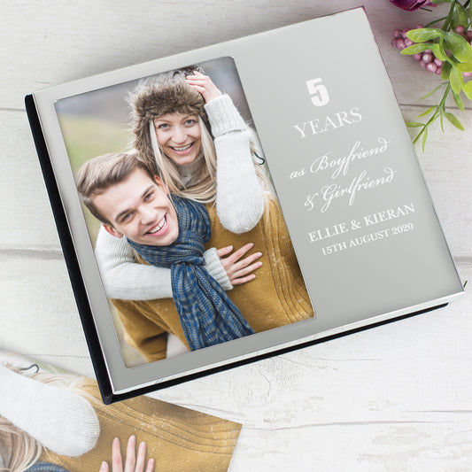 Personalised Anniversary 6x4 Photo Frame Album