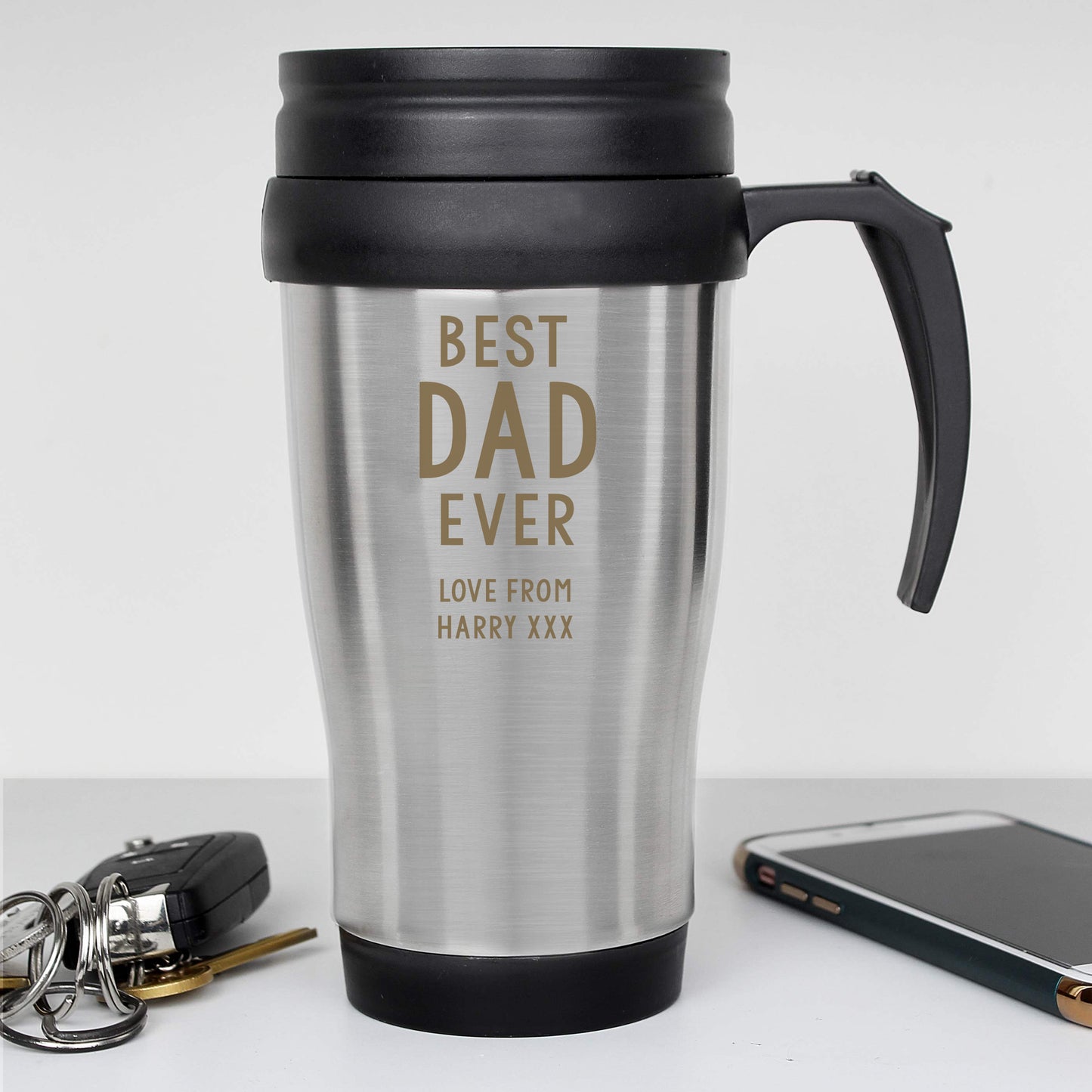 Personalised Free Text Travel Mug