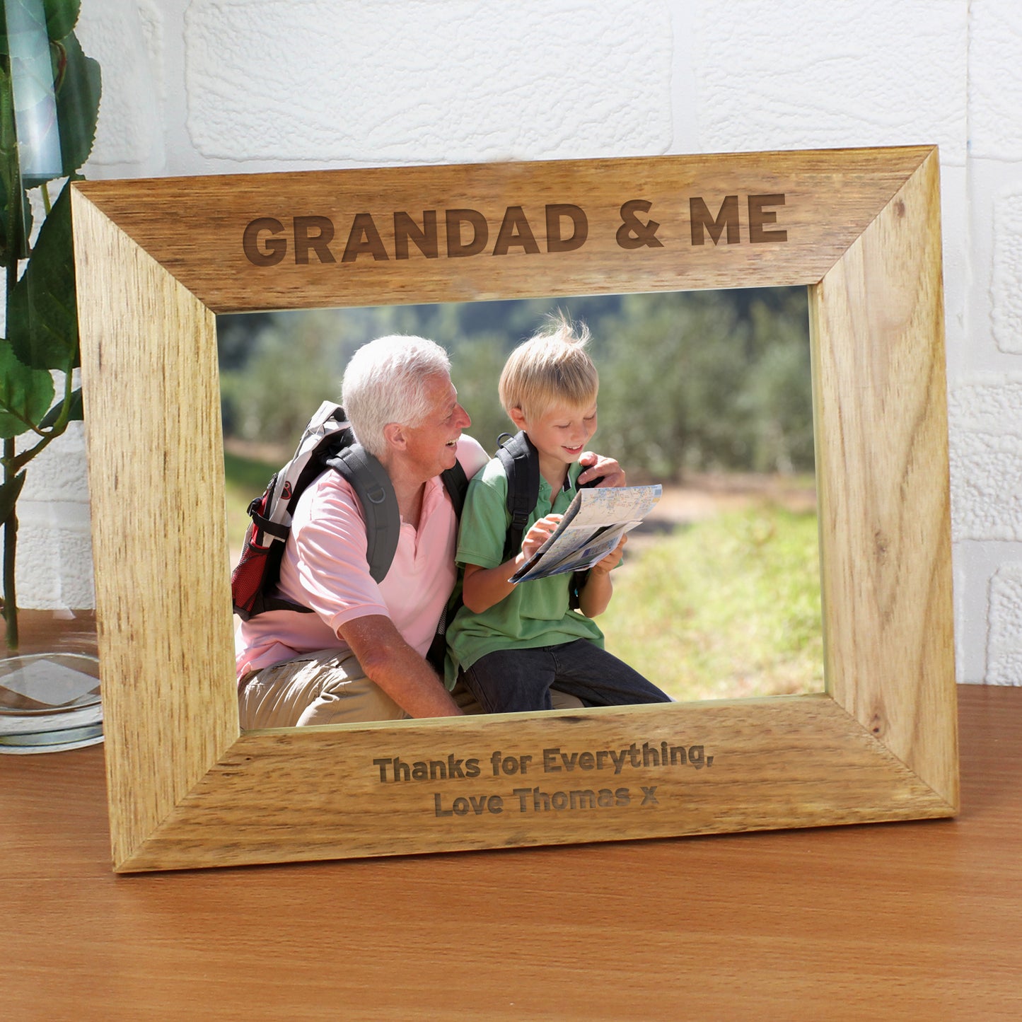 Personalised 5x7 Grandad & Me Photo Frame