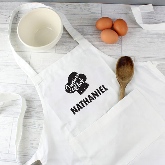 Personalised Junior Chef Childrens Apron