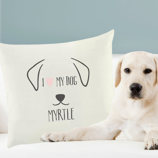 Personalised Dog Features Cushion