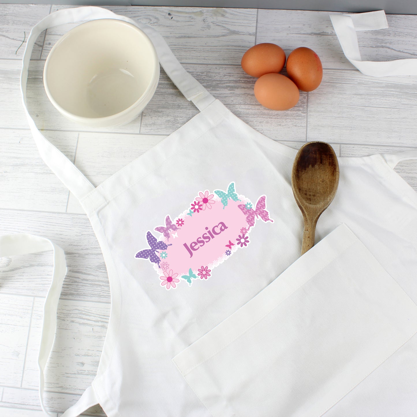 Personalised Butterfly Childrens Apron