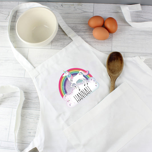 Personalised Unicorn Childrens Apron