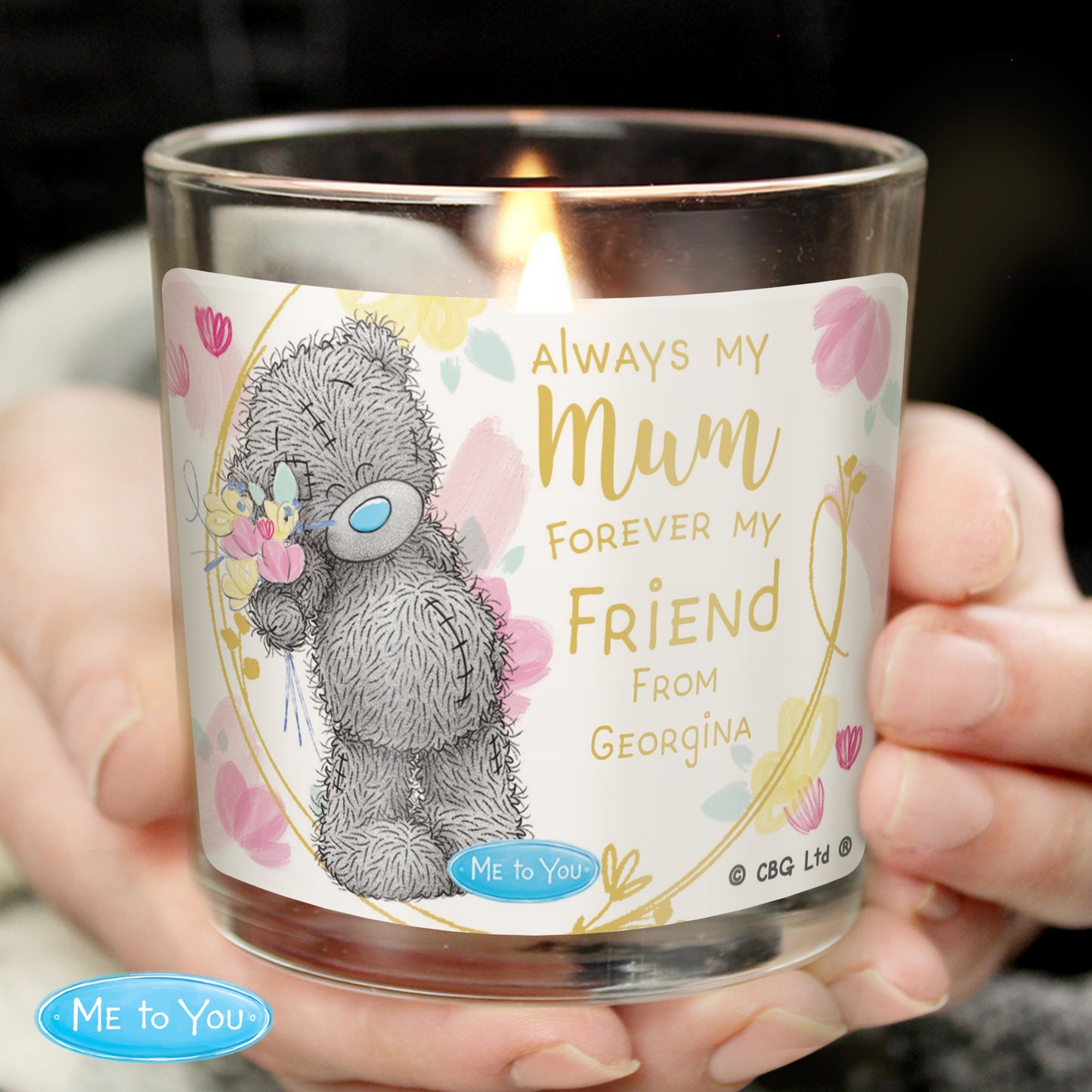 Personalised Me To You Forever My Friend Candle Jar