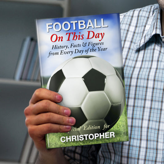 Personalised Football On This Day Book