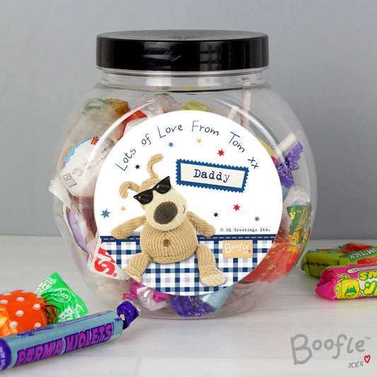 Personalised Boofle Stars Sweet Jar