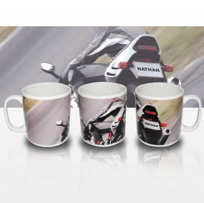 Personalised Motorbike Mug