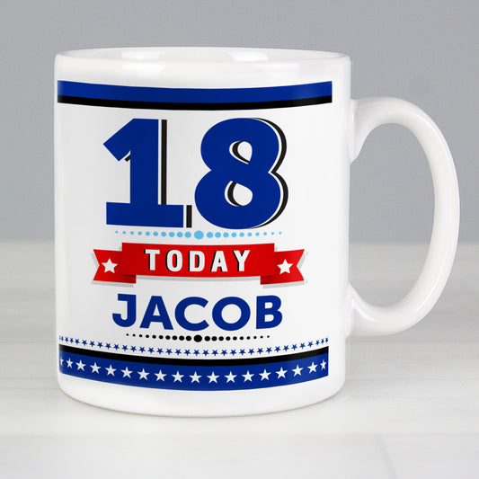 Personalised Birthday Star Mug