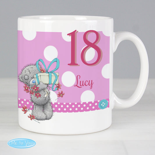 Personalised Me To You Birthday Big Age Female Mug