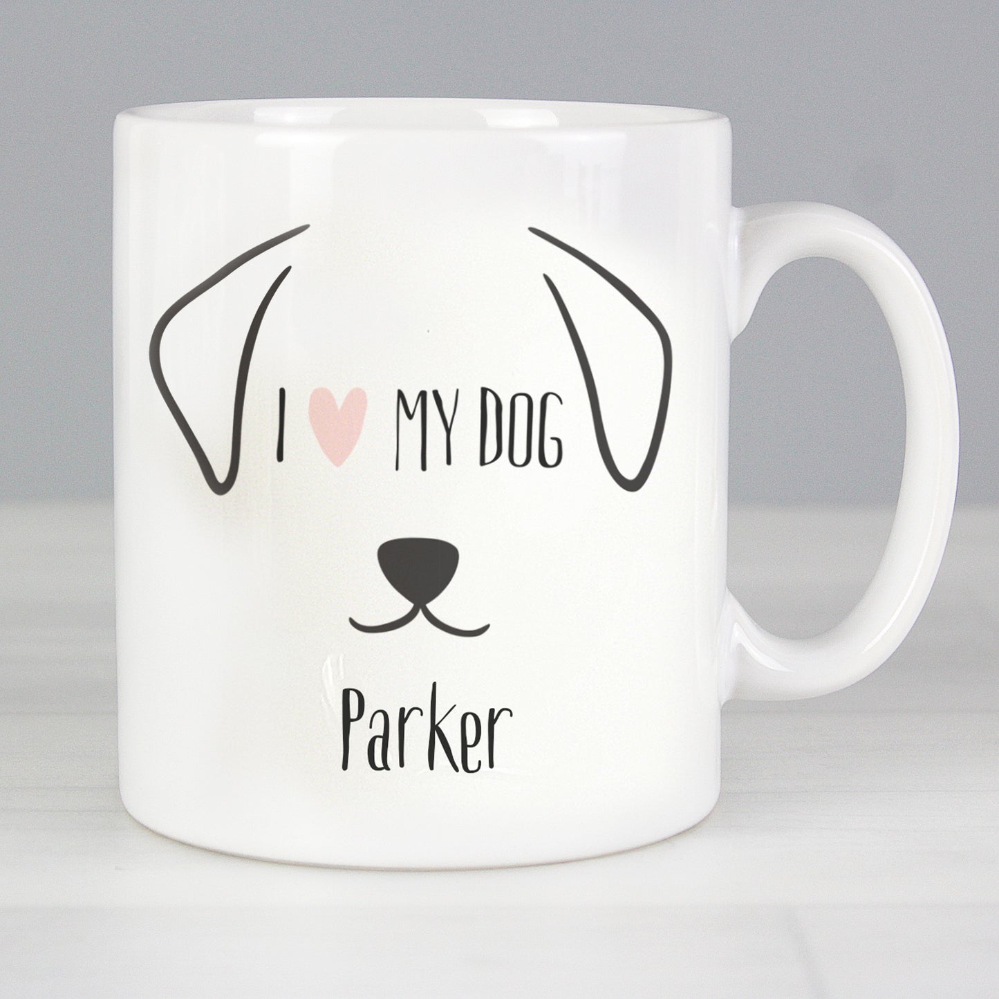 Personalised Dog Features Mug