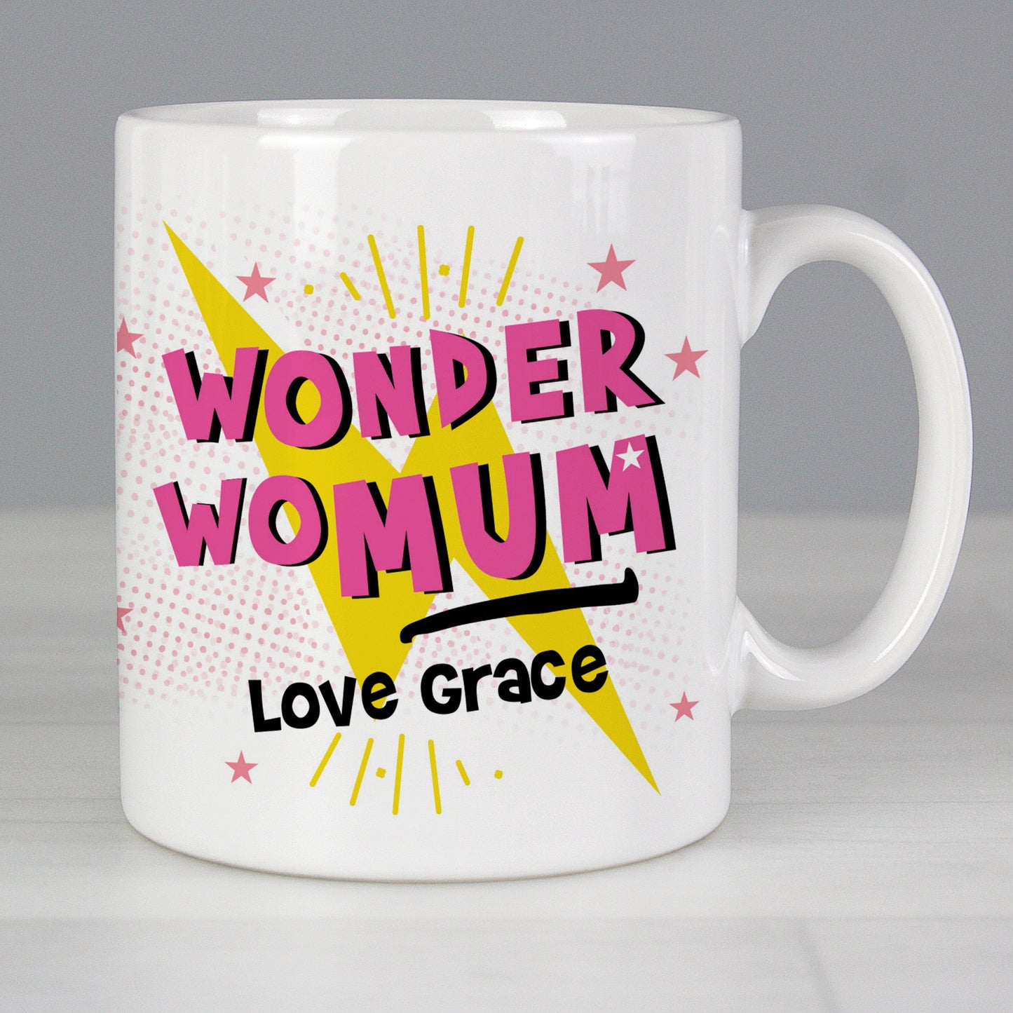 Personalised Wonder WoMum Mug