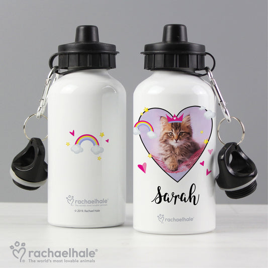 Personalised Rachael Hale Cute Cat Drinks Bottle