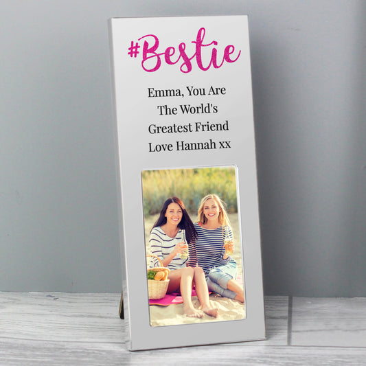 Personalised #Bestie 2x3 Photo Frame