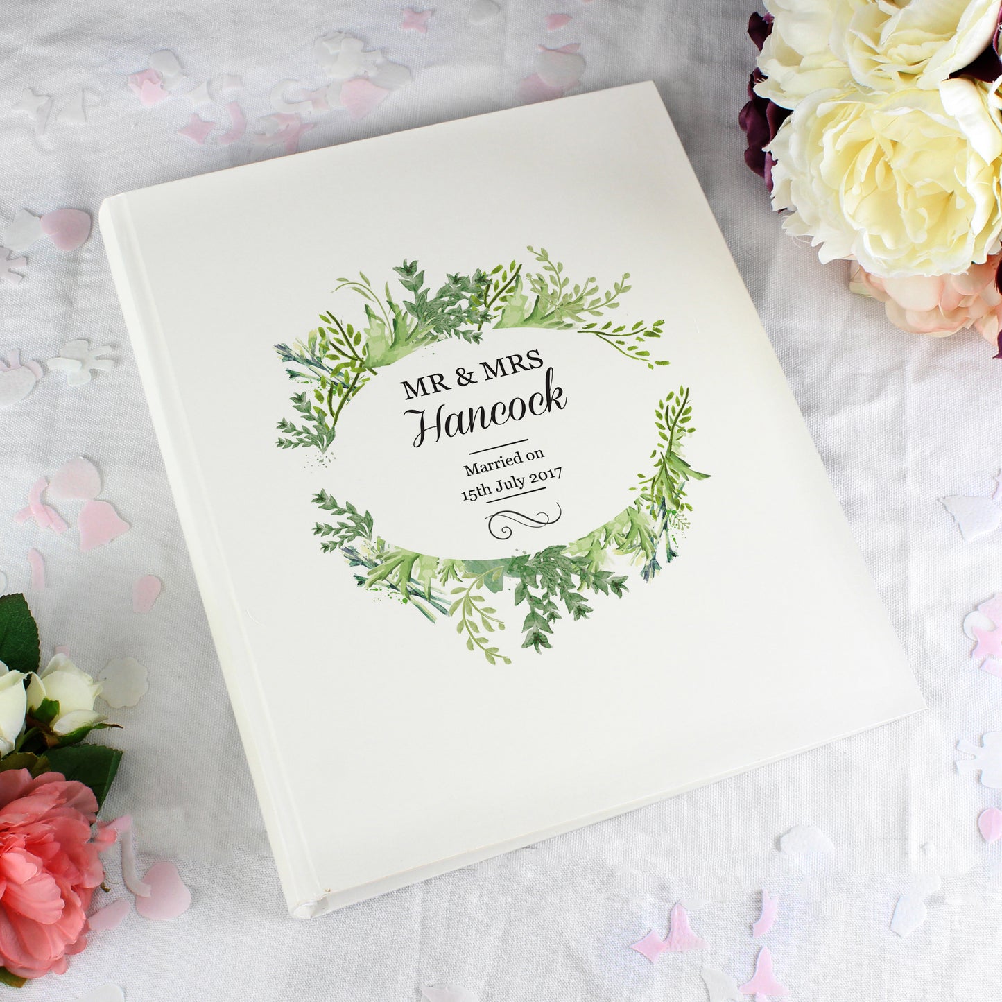 Personalised Fresh Botanical Traditional Photo Album