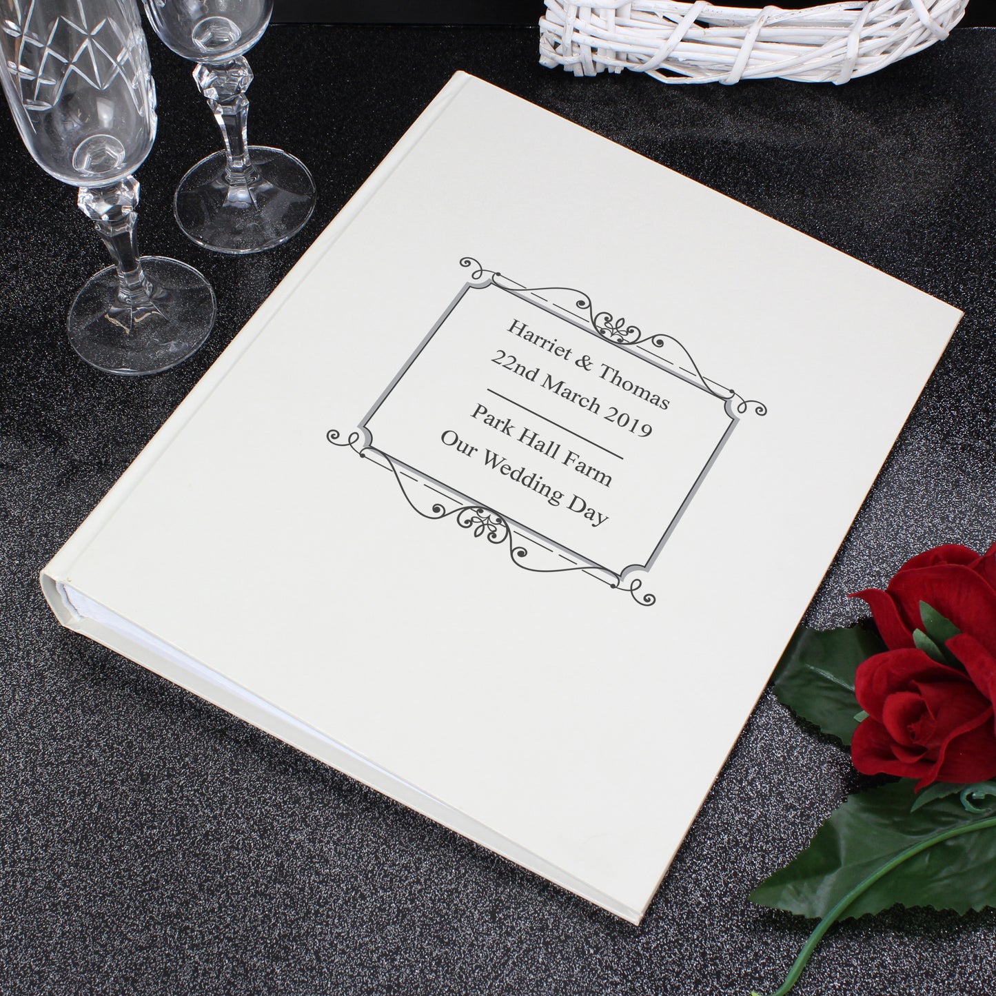 Personalised Silver Traditional Photo Album