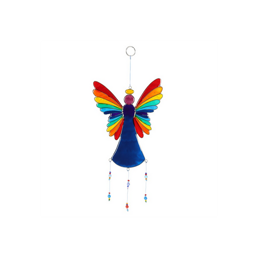 38cm Rainbow Angel Suncatcher