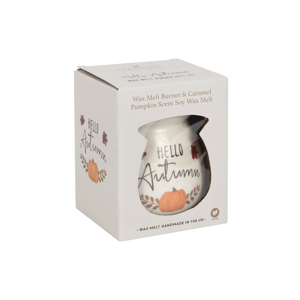 Hello Autumn Wax Melt Burner Gift Set