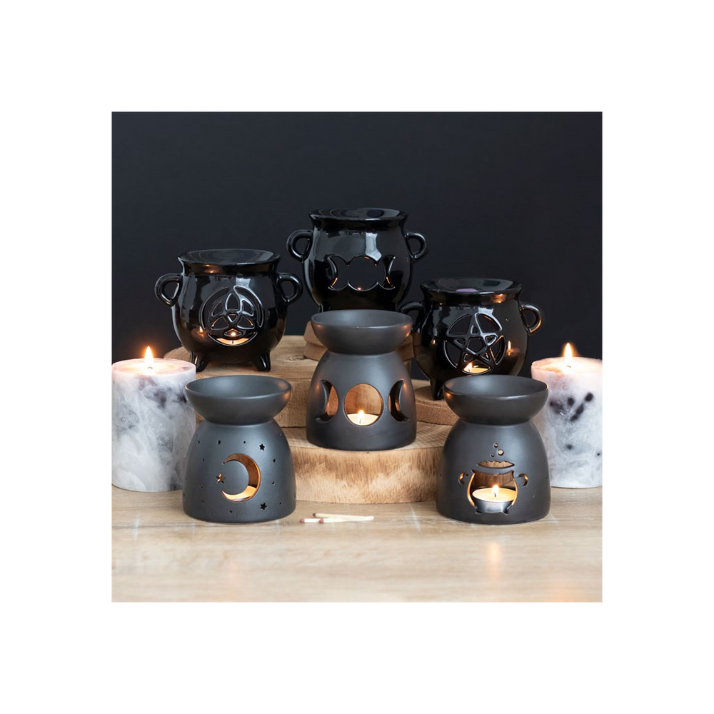 Pentagram Cauldron Oil Burner