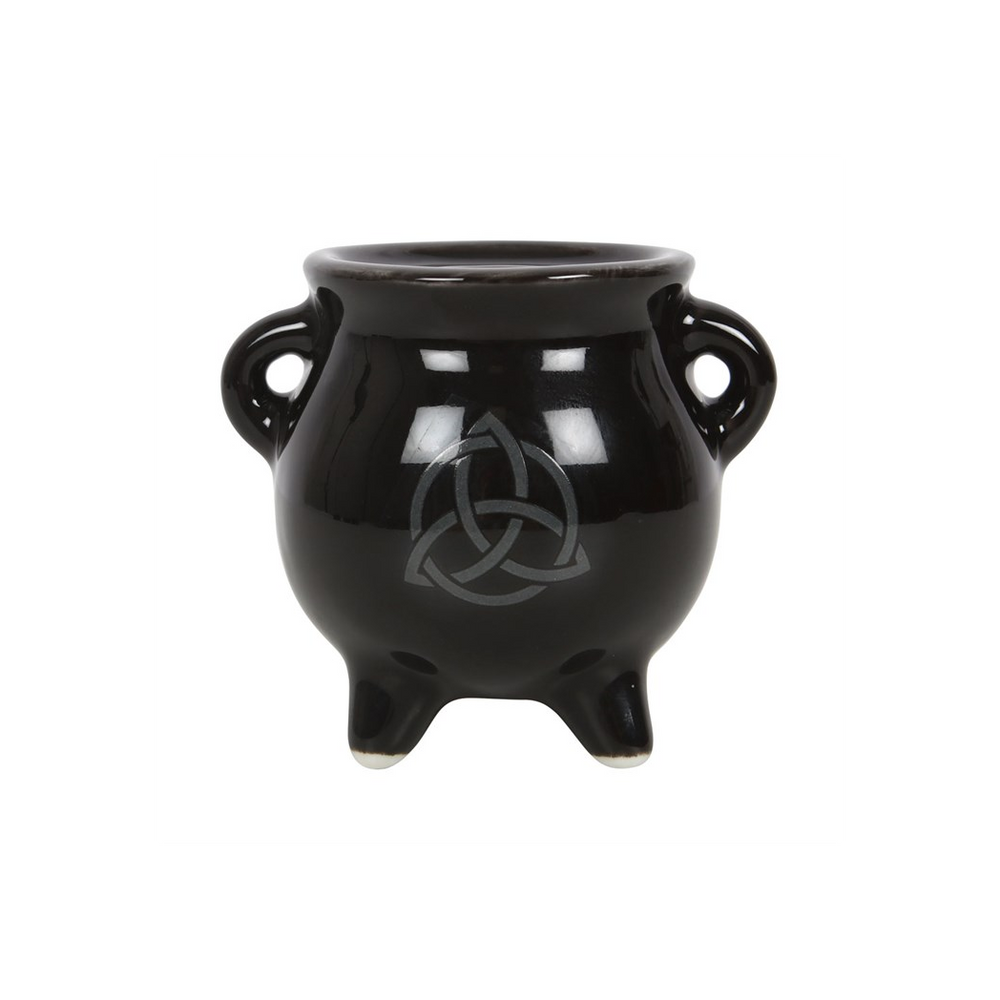 Triquetra Cauldron Ceramic Incense Holder