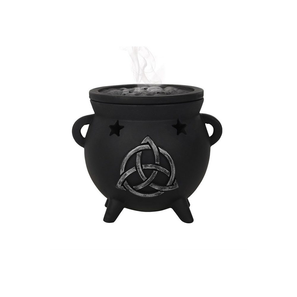 Triquetra Cauldron Incense Cone Holder