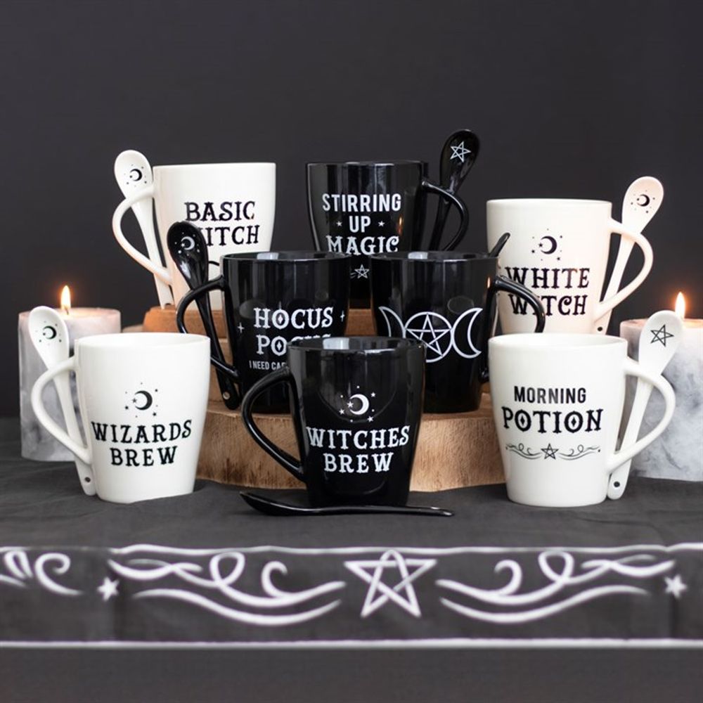 Triple Moon Mug and Spoon Set