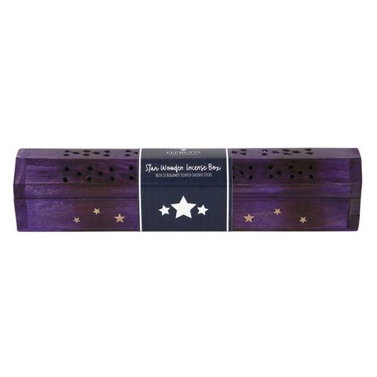 Star Wooden Bergamot Incense Box Set